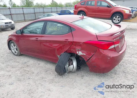 2013 Hyundai Elantra Gls из США, поврежденный, VIN 5NPDH4AE1DH343114